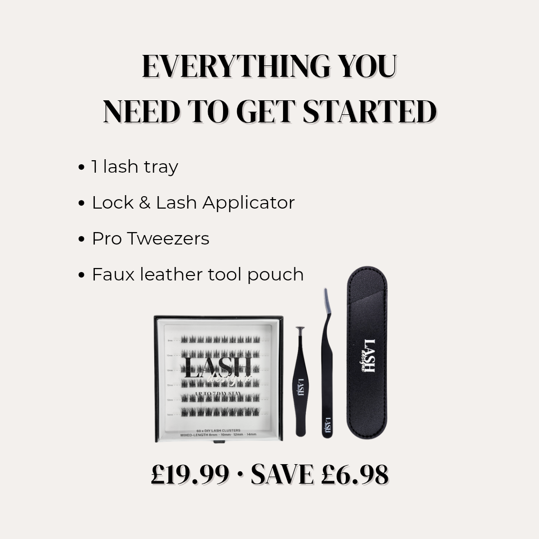 Pre Glued Lashes Starter Kit