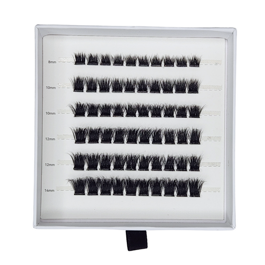 velvet vow full volume pre glued cluster lash tray
